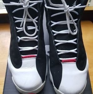 Pink/White/Black Retro Jordan Sneaker